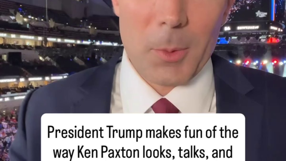 President Trump makes fun of AG Paxton before endorsing him
