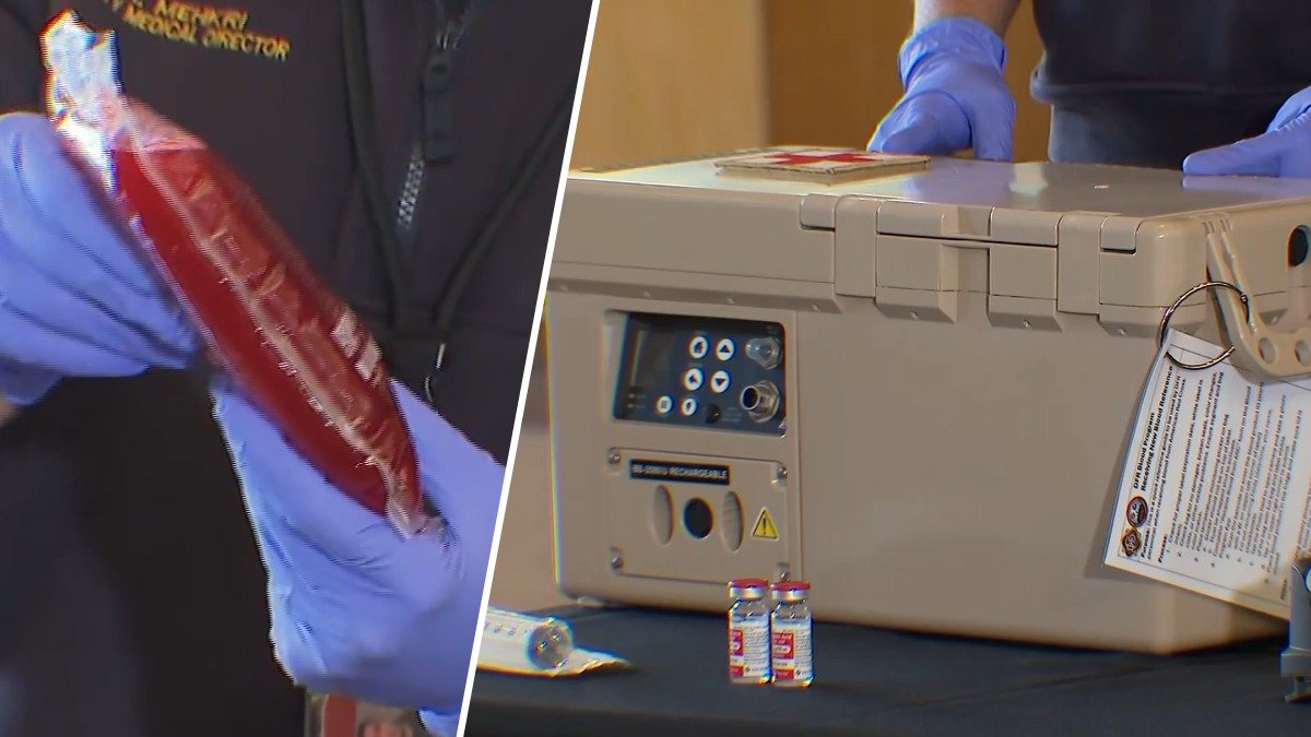 Injured Dallas ISD officer highlights impact of Dallas Fire-Rescue's mobile blood program