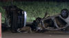 Driver dead after veering off road, flipping vehicle in Dallas