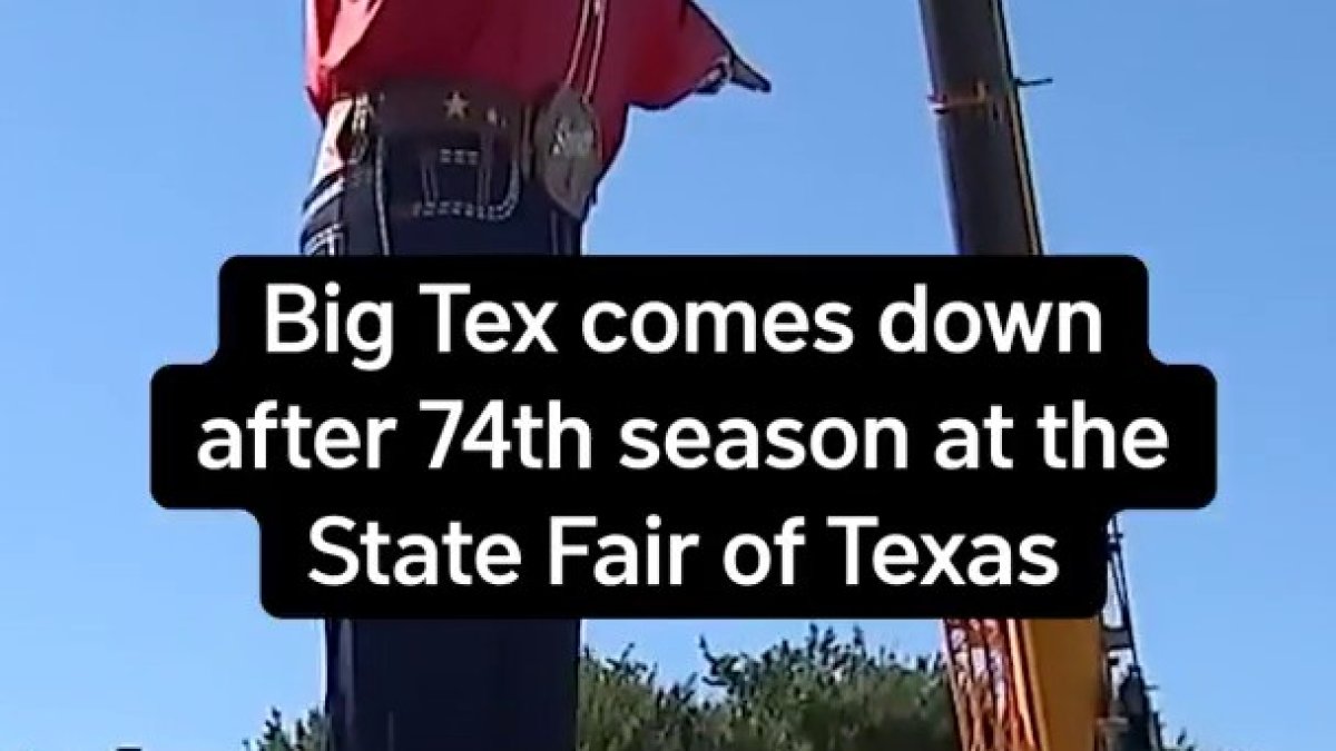 Big Tex comes down after 74th season at the State Fair of Texas