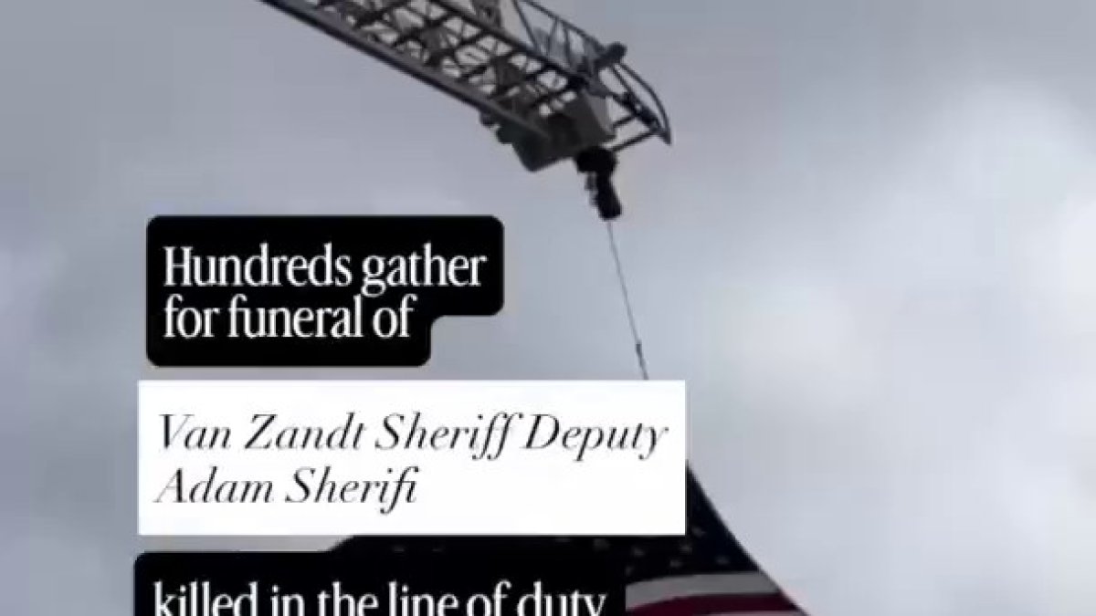 Hundreds gather at funeral for Van Zandt Co Sheriff Deputy