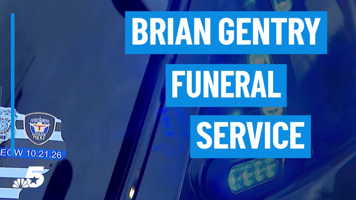Funeral service for FW officer Brian Gentry