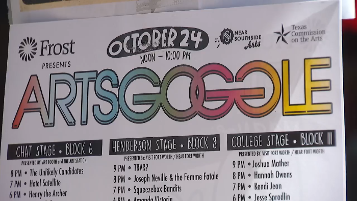 nbcdfw.com - Tahera Rahman - ArtsGoggle festival pauses as Magnolia Avenue construction begins