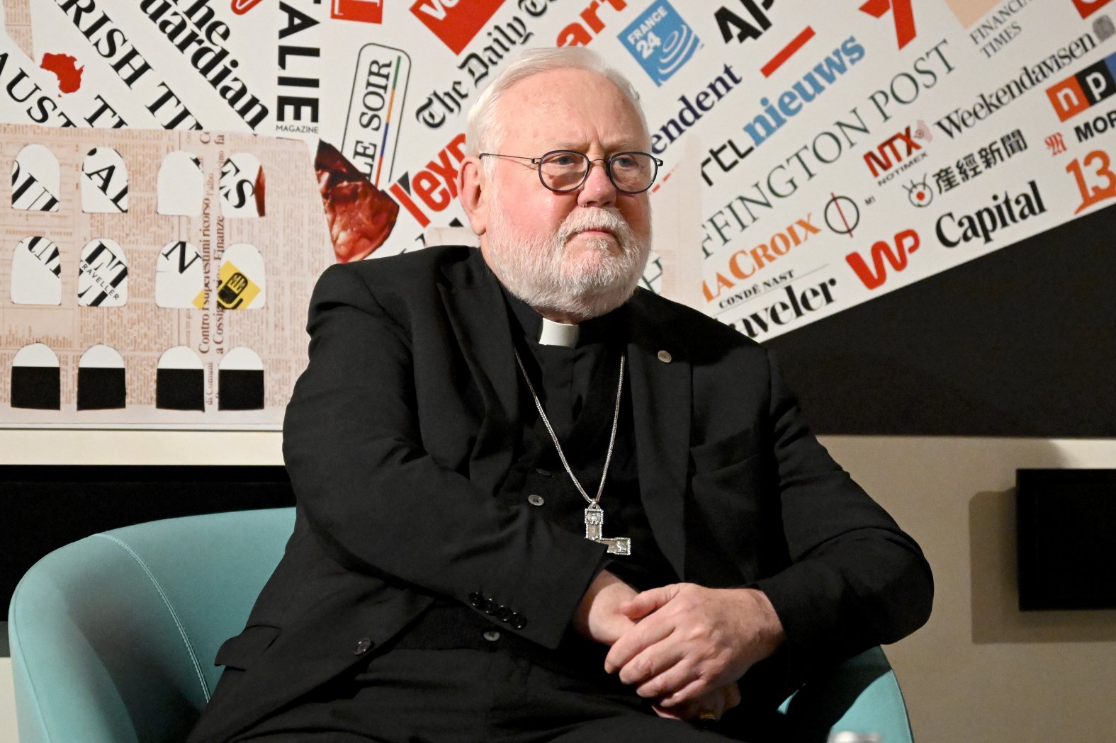 Archbishop Paul Richard Gallagher, Vatican Secretary for Relations with States and International Organizations, speaks during an exclusive interview in Rome, Italy on October 27, 2026