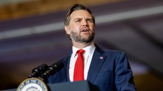 Brandon Bell/Getty Images Vice President JD Vance speaks to supporters during a midterm rally at the Harlingen Convention Center on Sept. 30, 2026, in Harlingen, Texas
