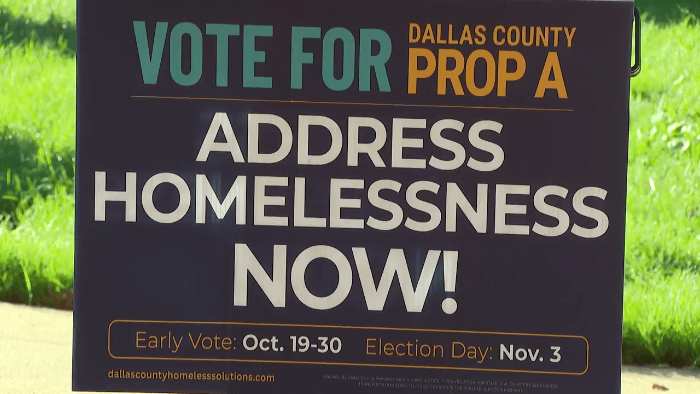 Voters to consider property tax increase to address Dallas County homelessness