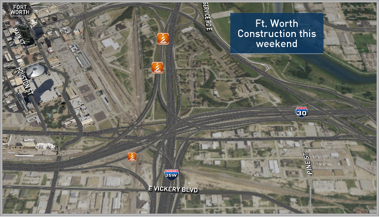 Construction Closures in Dallas and Fort Worth
