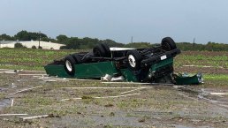 Storm Damage Outside Waxahachie's New High School