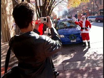 Santa Drives a Dallas Taxi?