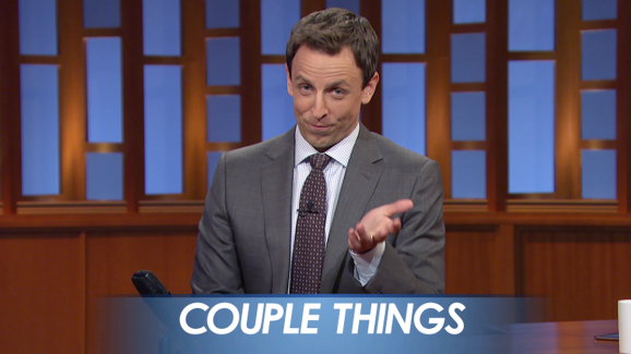 Seth Meyers Talks Donald Sterling In Couple Things Segment -