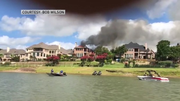 Firefighters Battle Large Fire in Highland Village