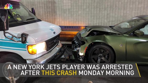 Nfl Player Drives Wrong Way Into Lincoln Tunnel Hits Bus