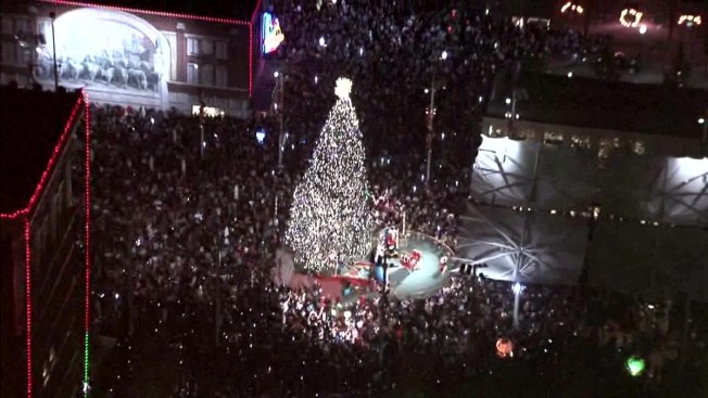Sundance Square Christmas Tree Shining Bright Sundance Square Christmas Tree Shining Bright