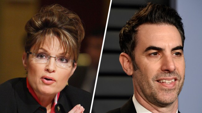 Image result for Showtime and Sacha Baron Cohen push back against Sarah Palin