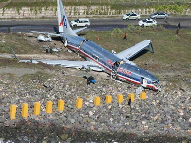 flight jamaica 331 airlines crash american plane runway kingston 737 landing aa boeing short 2009 401 eastern aircraft 800 rain
