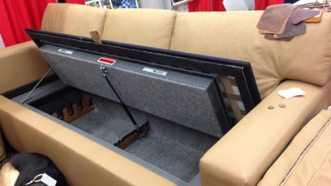 Bulletproof Couch Hides Gun Safe Nbc 5 Dallas Fort Worth Bulletproof Couch Hides Gun Safe