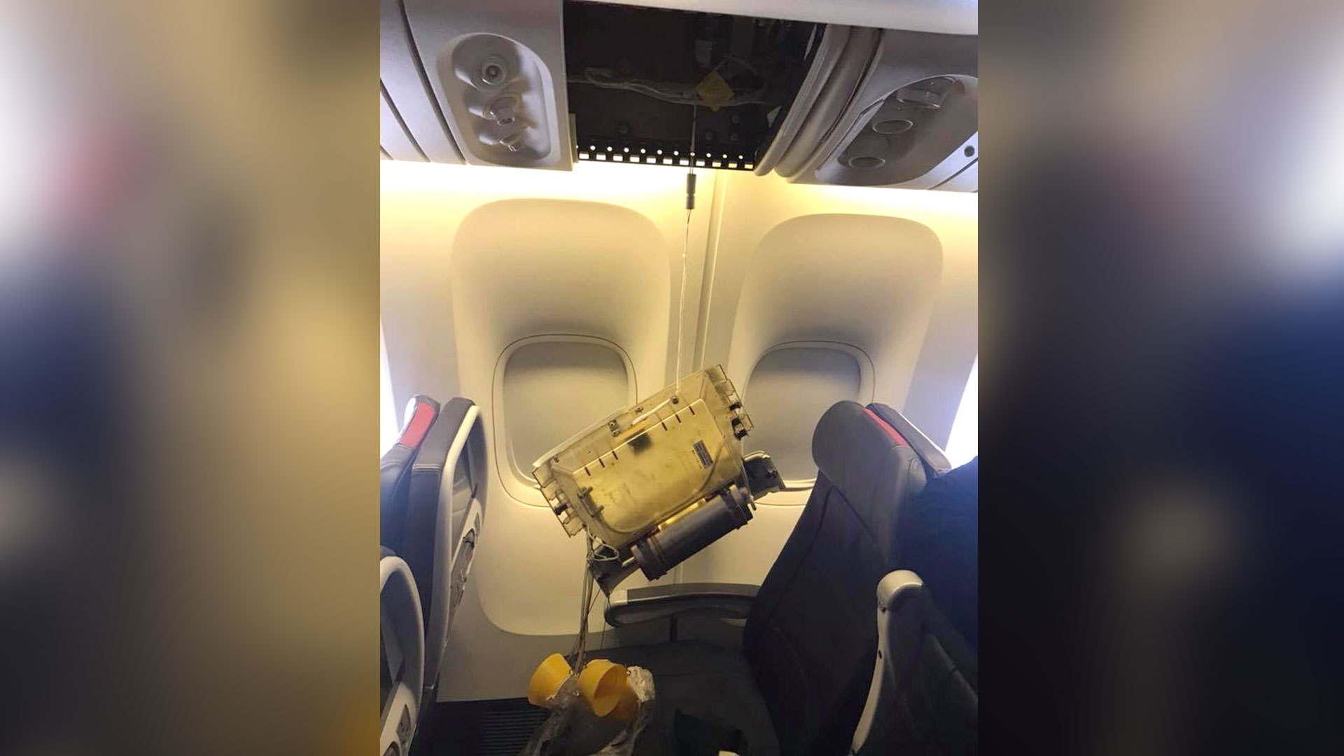 Ceiling Panel Falls on Toddler on American Airlines Flight