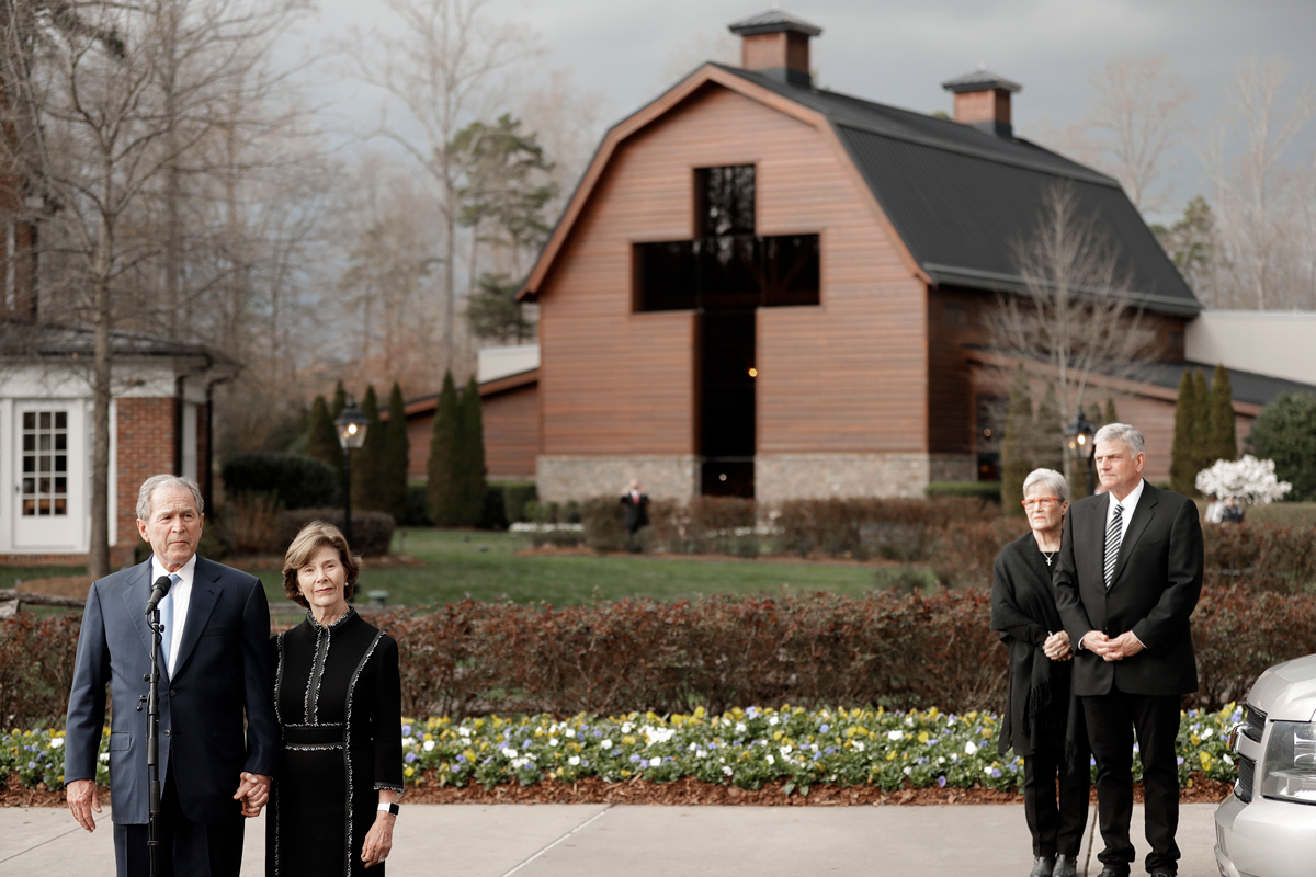 Laura Bush Reflects on Her Family's Relationship with Graham