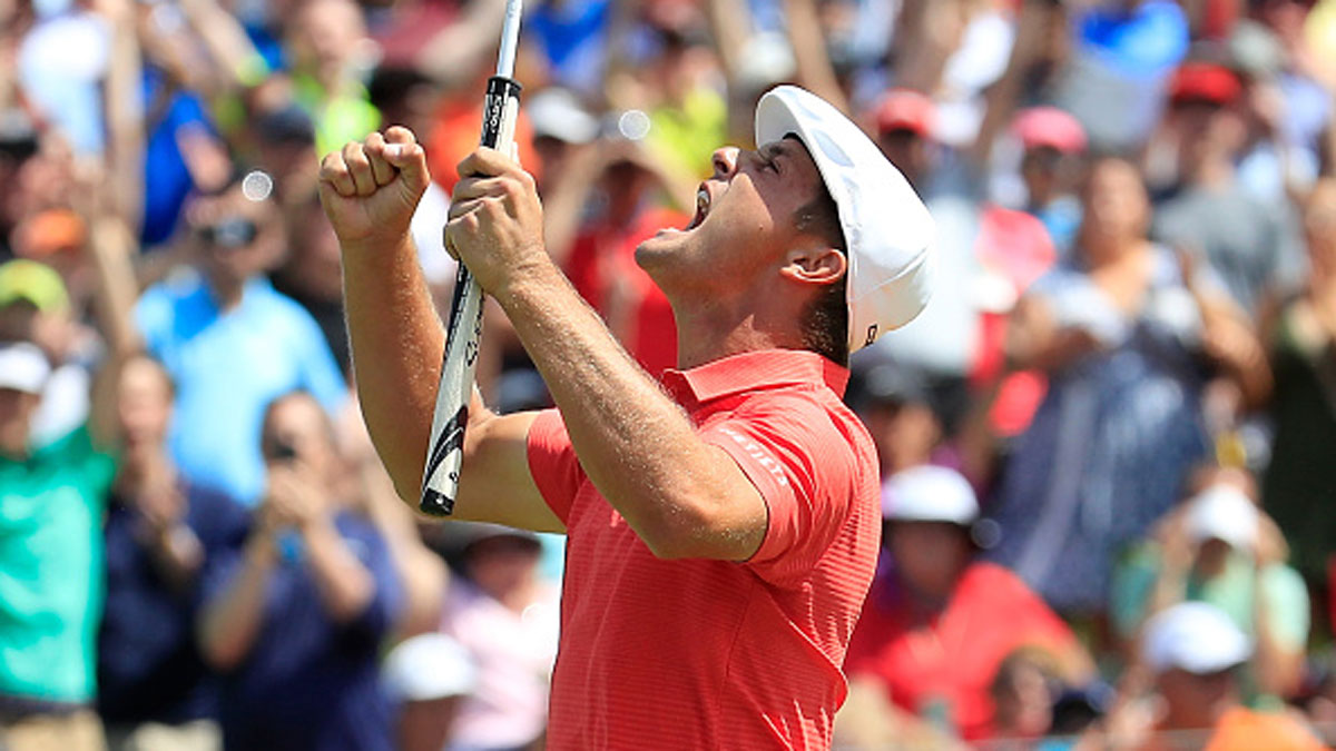 Former SMU Golfer DeChambeau Wins Memorial in Playoff