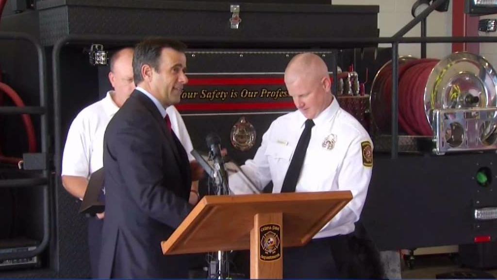 Celina Firefighter Honored for Heroism on Southwest Flight