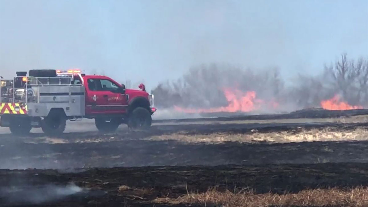 Collin County Park Evacuated After it Catches Fire