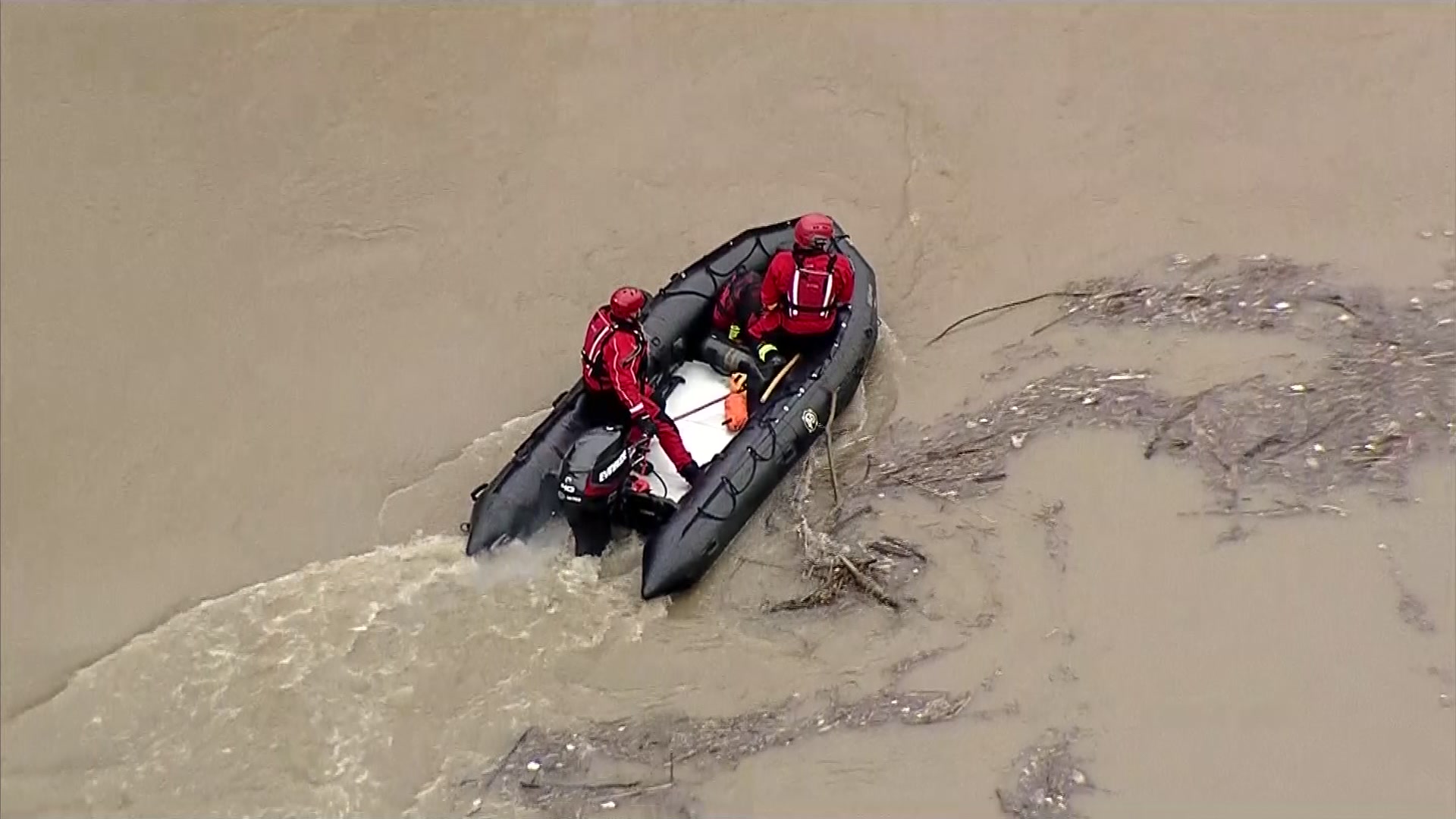 Rescuers Halt Search for Car Reportedly Swept Downstream