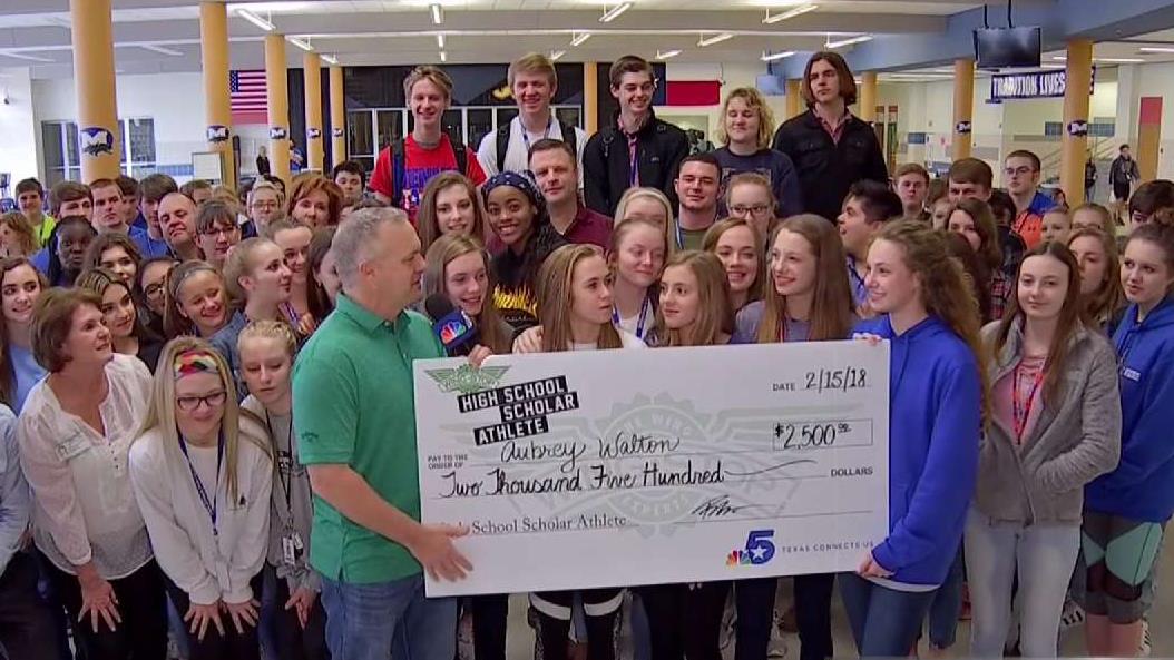 February's Wingstop Scholar Athlete - Aubrey Walton
