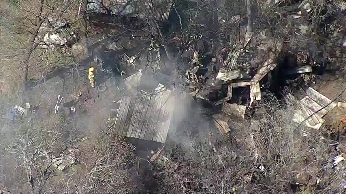 Firefighters Respond to Kemp Fire