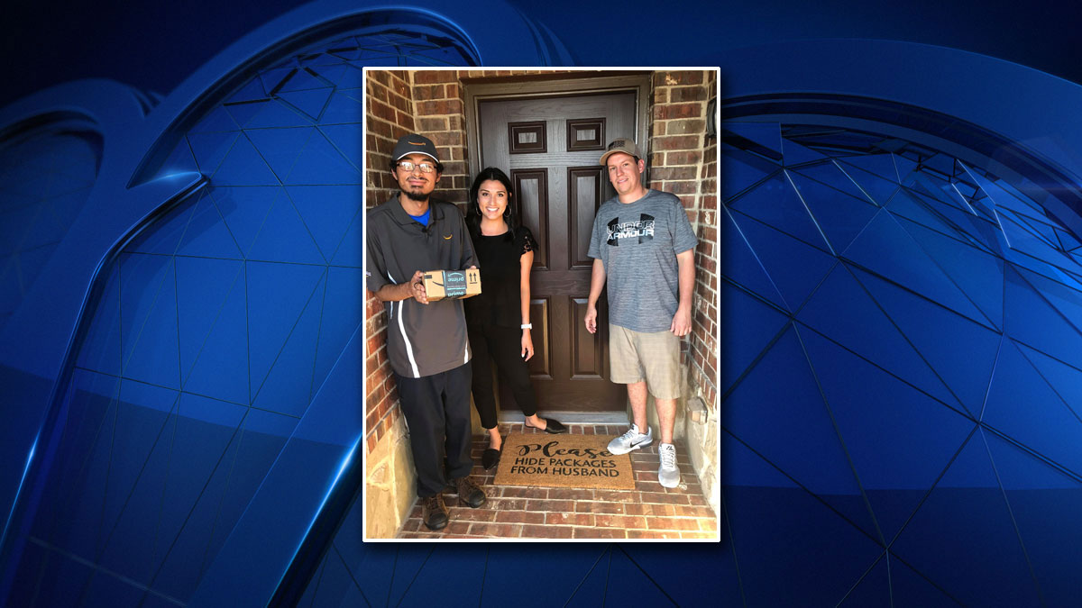 Amazon Deliveryman Follows Request to Hide Packages