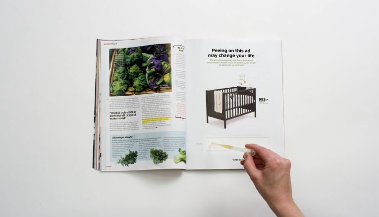 New IKEA Print Ad Urges Customers to Pee On It