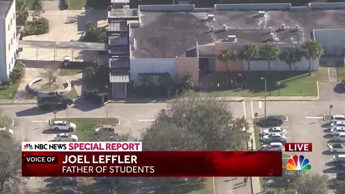 From Dallas, Florida Father Talks to Children Escaping School Shooting