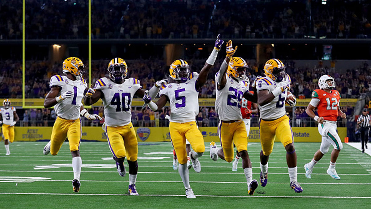 LSU Off and Running With Win Over Miami in Arlington