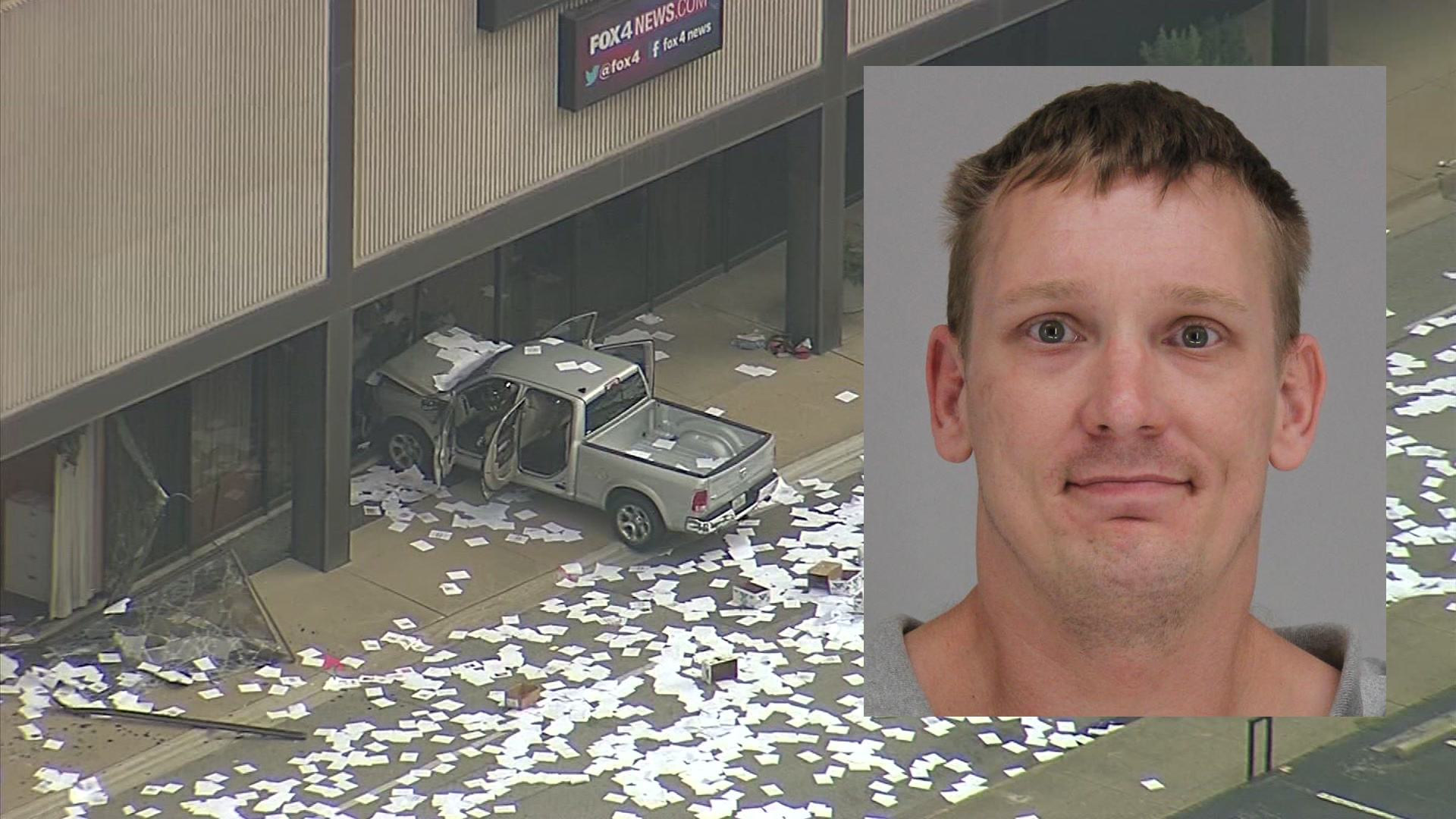 Man Who Drove Truck Into DFW TV Station Released From Jail