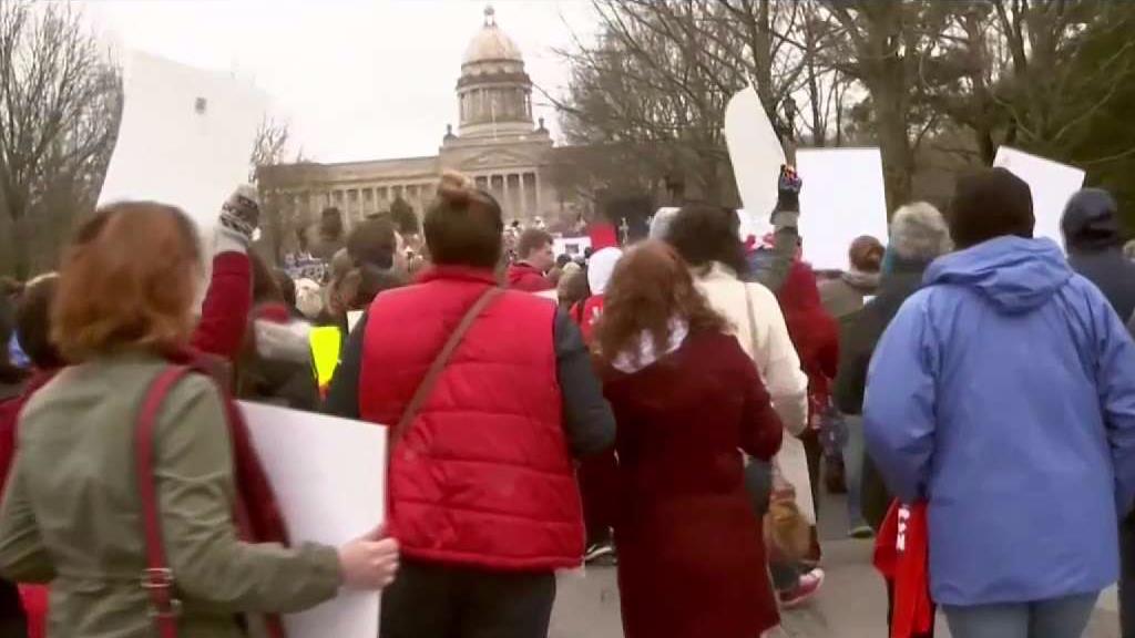 Teachers in Oklahoma and Kentucky Walk Off the Job, Demand Better Resources