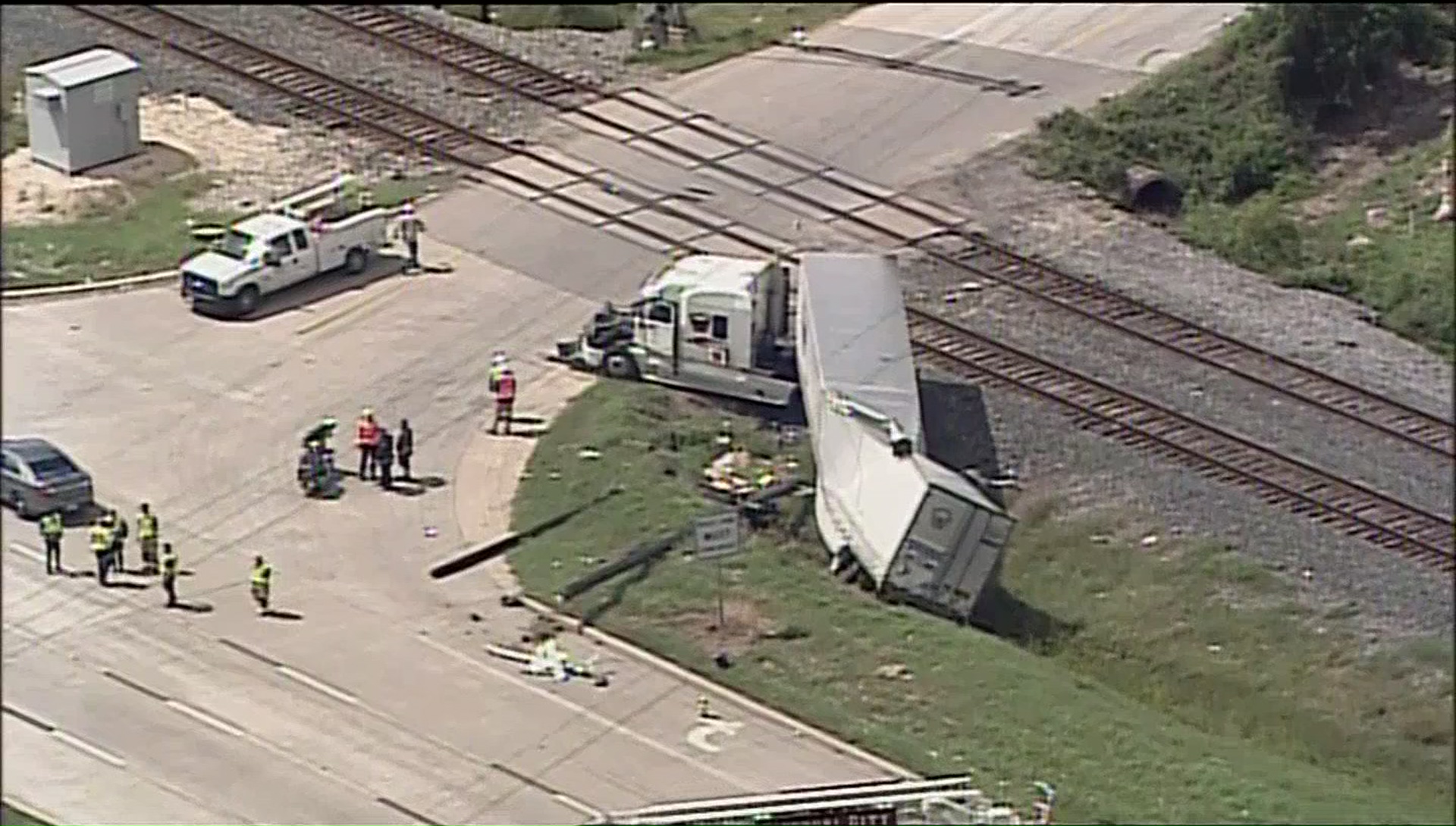 Amtrak Train Collides with Tractor-Trailer
