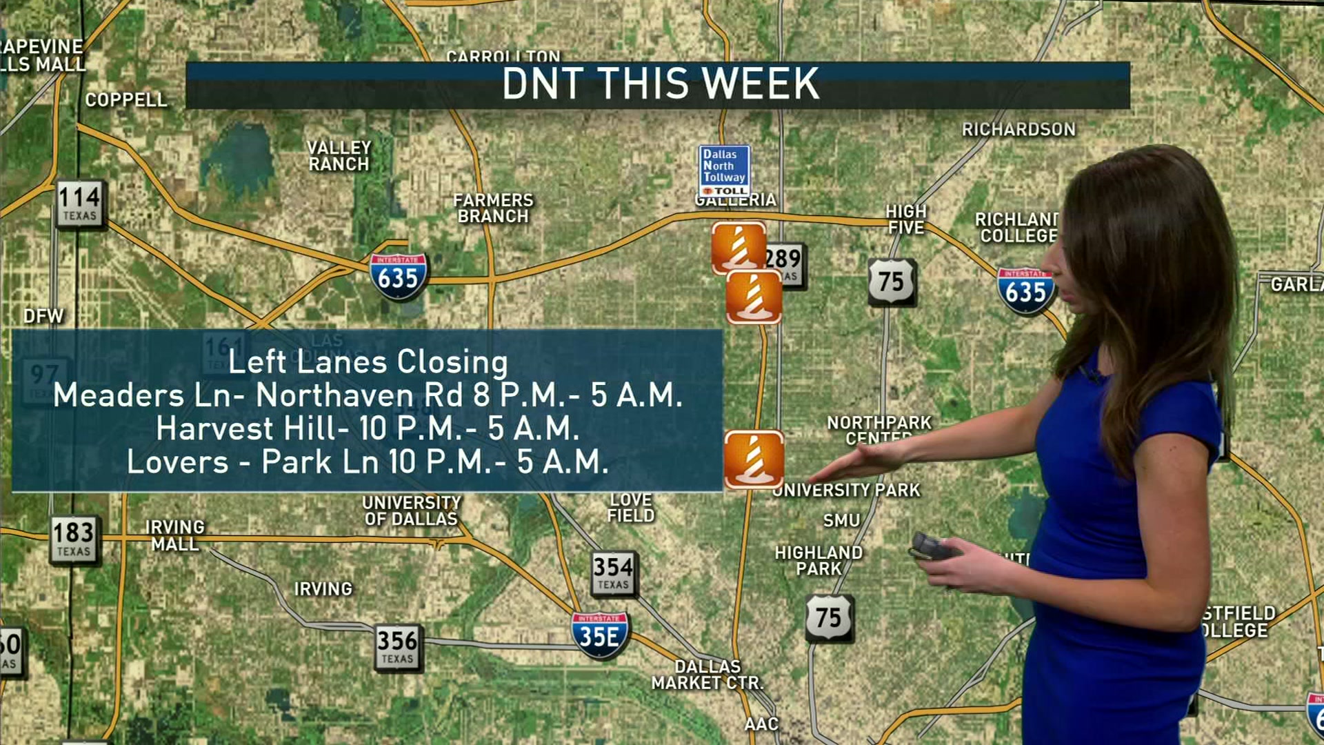 Traffic Forecast for Tuesday, May 1