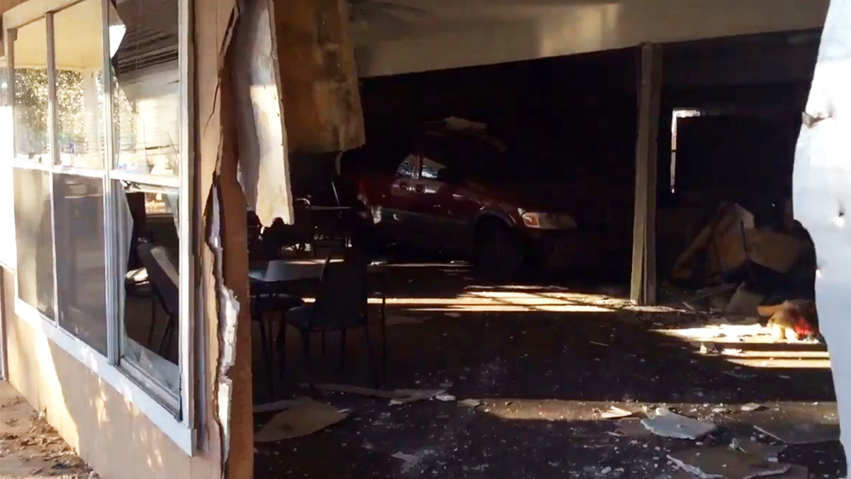 Stolen Vehicle Crashes into Fort Worth Apartments