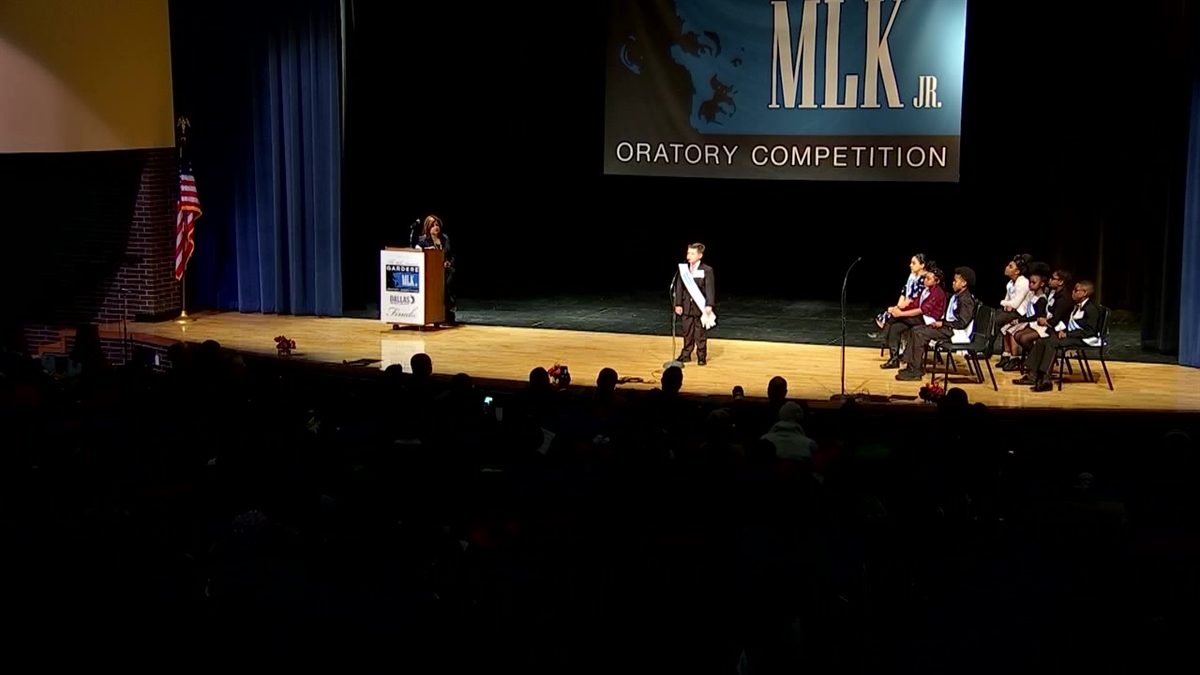 Fourth Grader's Winning MLK Jr. Oratory Speech