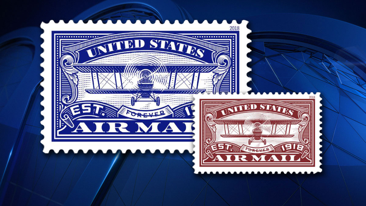 New Forever Stamp Honors Century of Air Mail