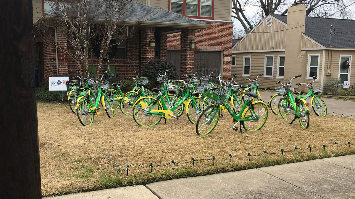 Dallas Family "Biked" By Pranksters