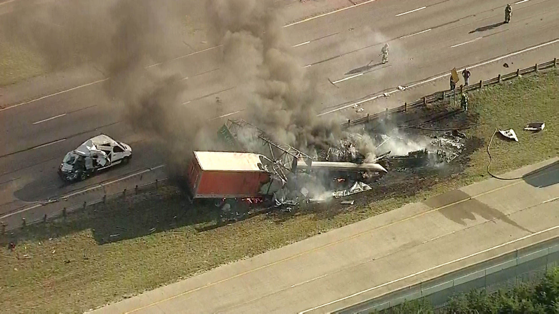 Interstate 20 Back Open After Fiery 18-Wheeler Crash