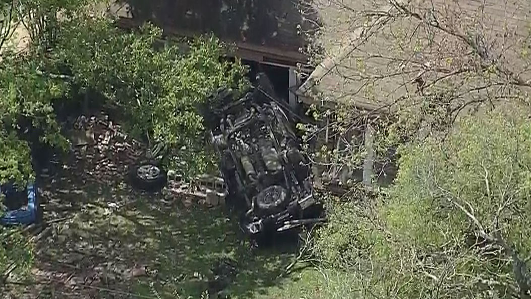 Oak Cliff Crash Sends Truck Rolling Into Home