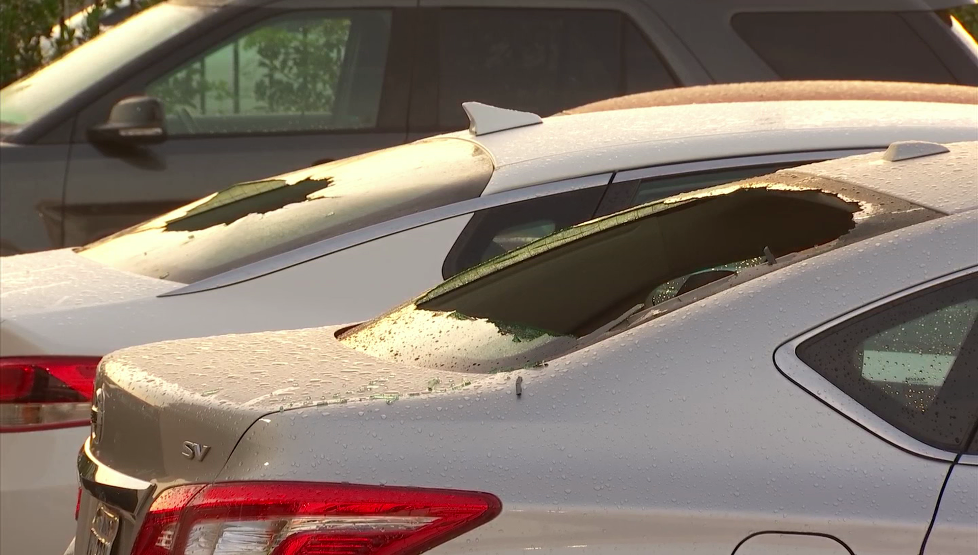 Residents Dealing With Aftermath of Hail Damage