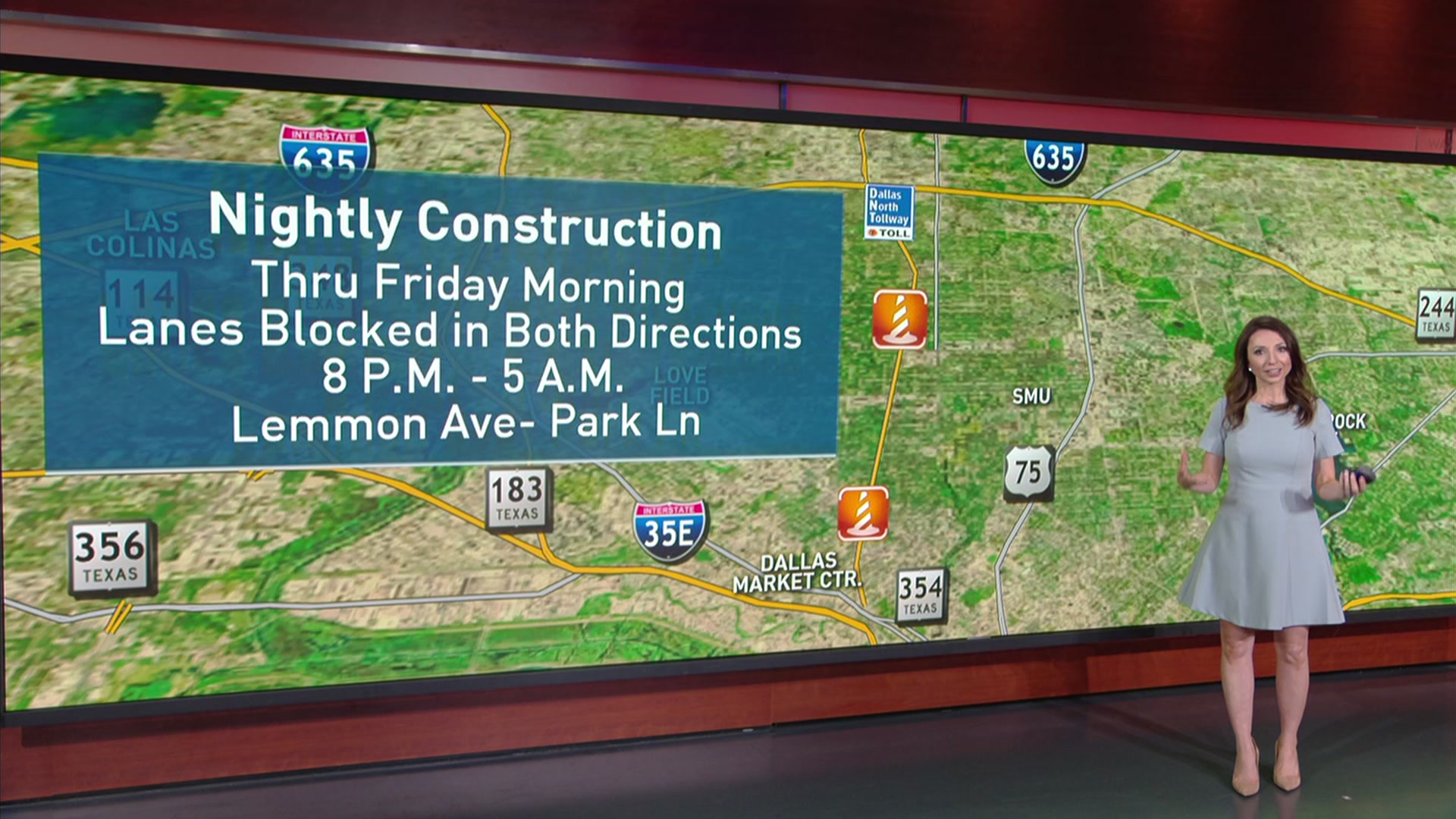 Construction Closures Around DFW This Week
