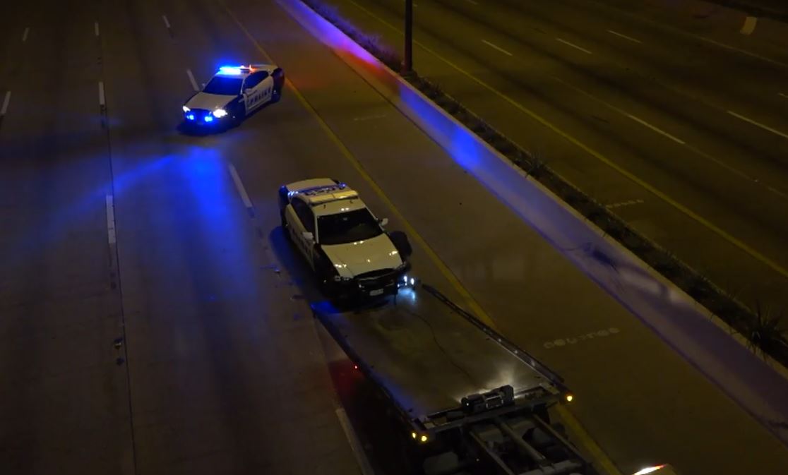 Driver Injured After Rear-Ending Dallas Police Vehicle