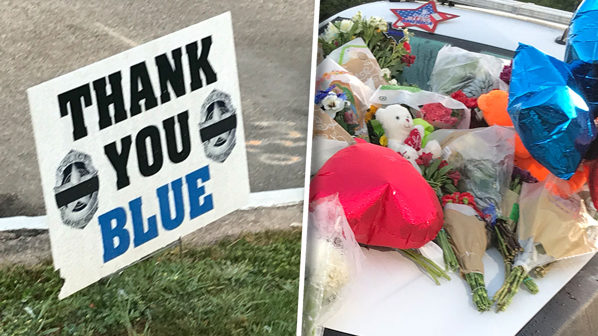 Photos Show Prayers, Love for Slain Dallas Officer