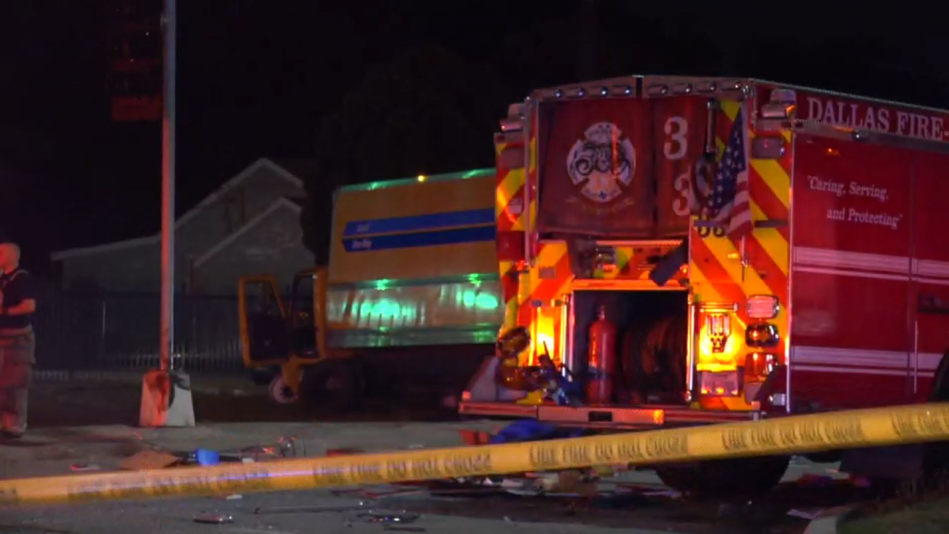 5 Injured After Crash Involving Fire Truck