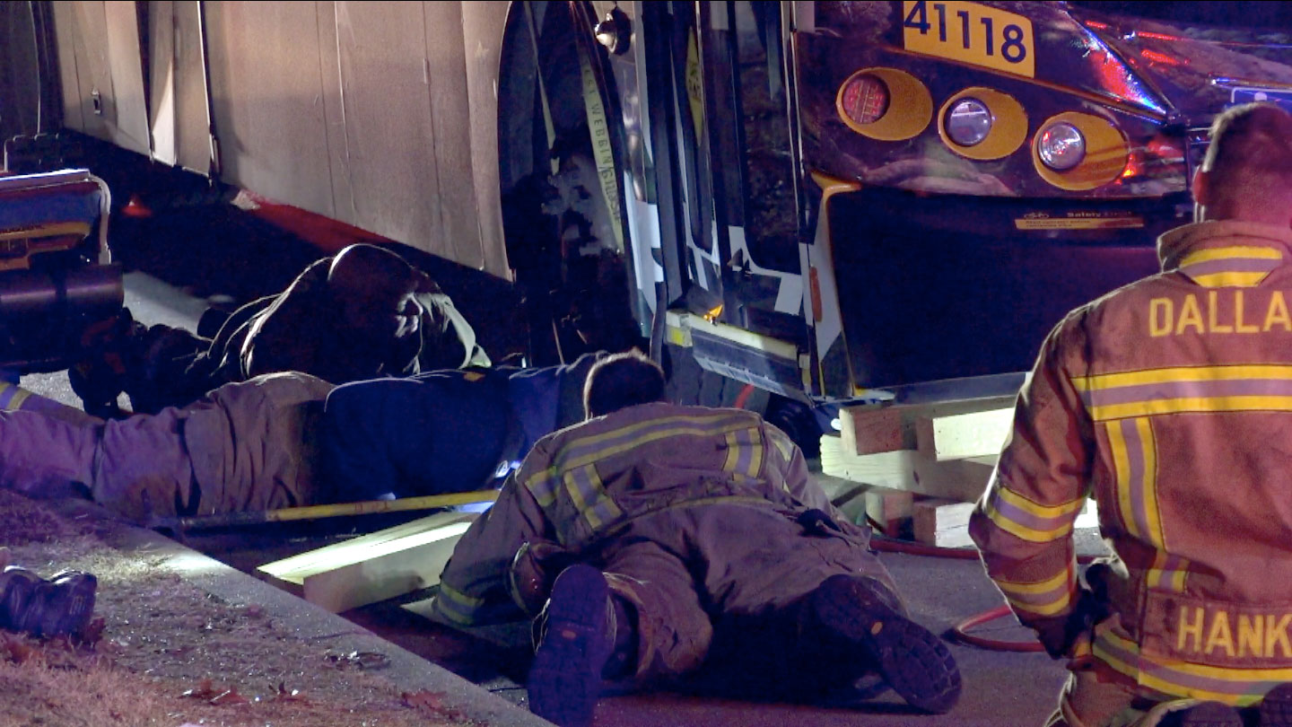Pedestrian Dies After Being Struck, Pinned Under DART Bus