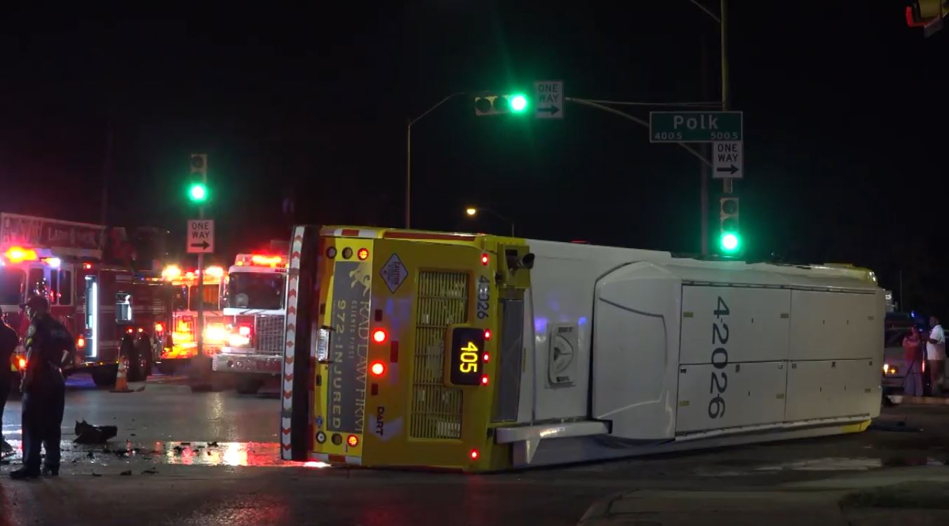 Driver Dies in Crash With DART Bus