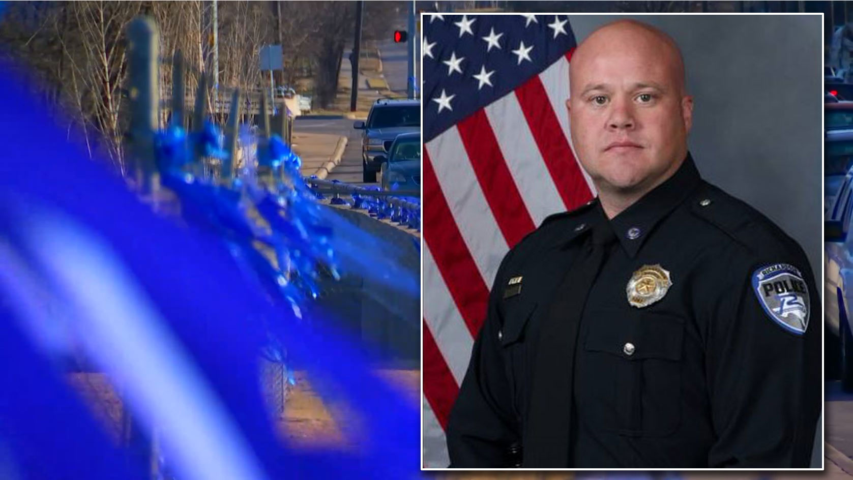 Hundreds Come Out to Support Family of Fallen Richardson Officer